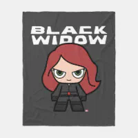 Cute Mini Black Widow Fleece Blanket | Zazzle