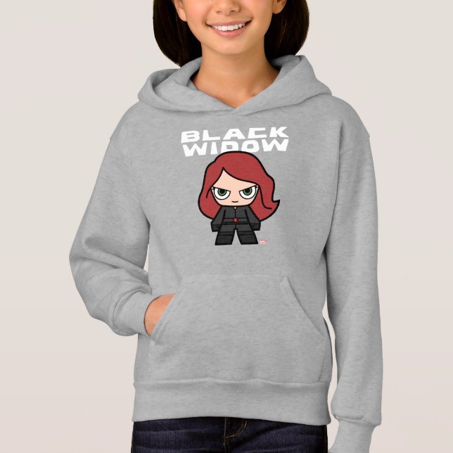 Cute Mini Black Widow Hoodie (Front)