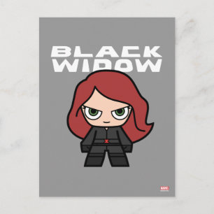 Cute Mini Black Widow Postcard