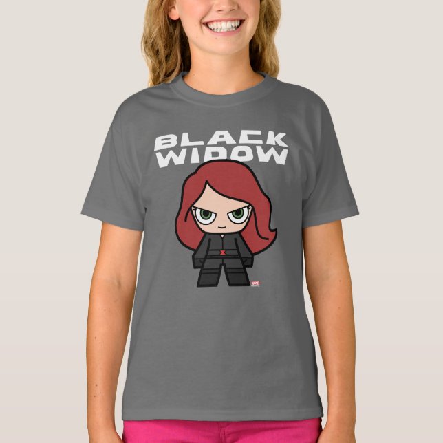Cute Mini Black Widow T-Shirt (Front)