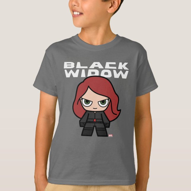 Cute Mini Black Widow T-Shirt (Front)