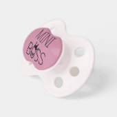 Cute 'Mini Boss' Baby Pacifier (Front Right)