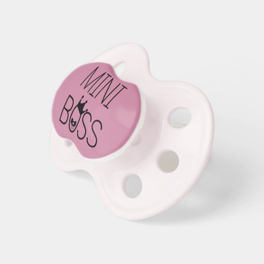 Cute 'Mini Boss' Baby Pacifier (Front Right)