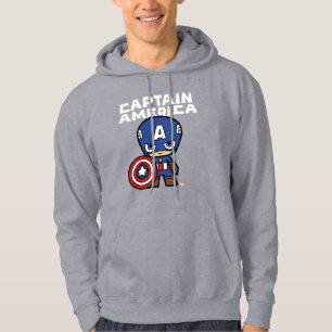Cute Mini Captain America Hoodie