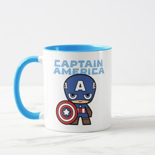 Cute Mini Captain America Mug