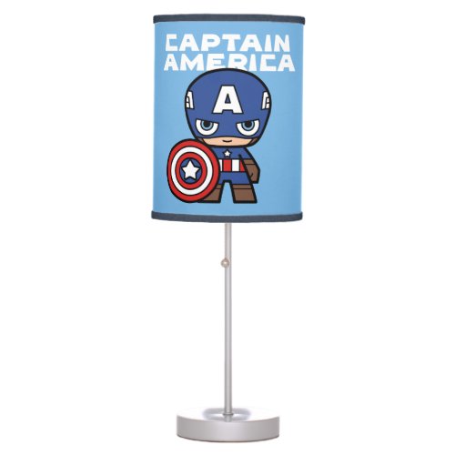 Cute Mini Captain America Table Lamp