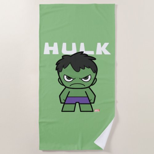 Cute Mini Hulk Beach Towel