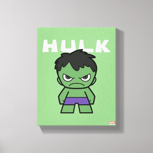Cute Mini Hulk Canvas Print