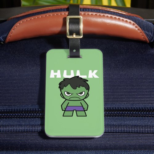 Cute Mini Hulk Luggage Tag