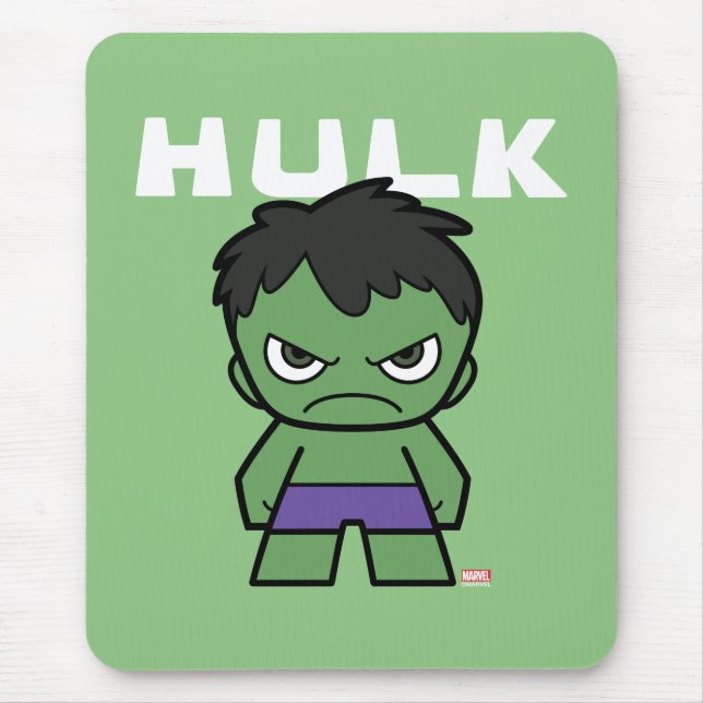 Cute Mini Hulk Mouse Pad (Front)