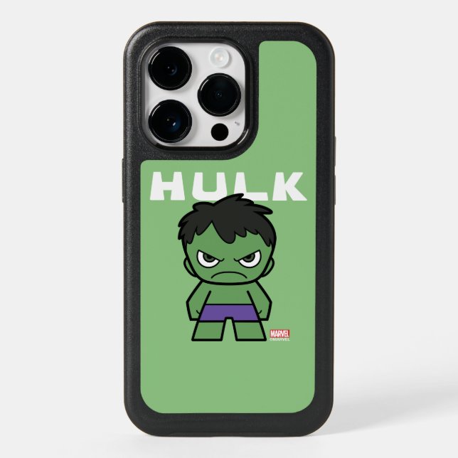 Cute Mini Hulk Otterbox iPhone Case (Back)