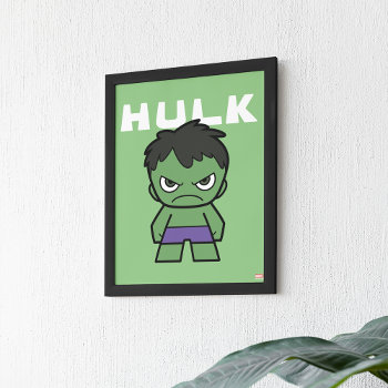 Cute Mini Hulk Poster by avengersclassics at Zazzle