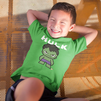 Cute Mini Hulk T-shirt by avengersclassics at Zazzle