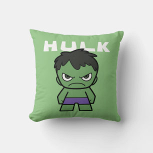 Cute Mini Hulk Throw Pillow