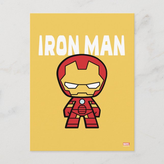 Cute Mini Iron Man Postcard (Front)