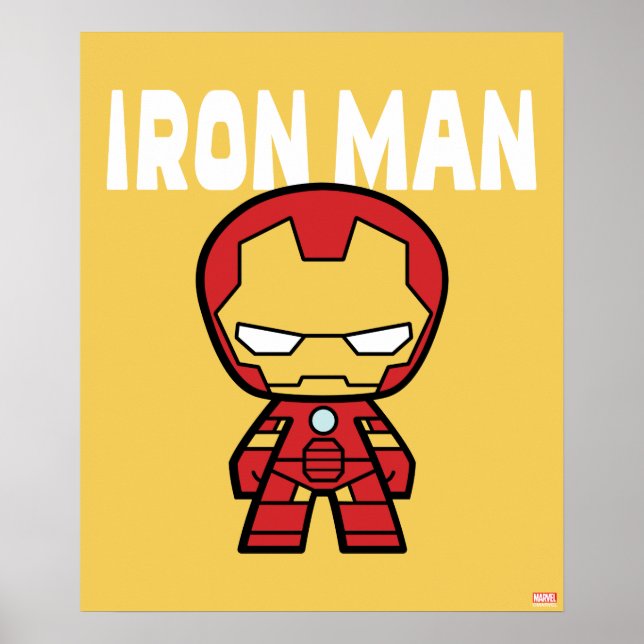 Cute Mini Iron Man Poster (Front)