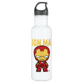 Marvel Avengers Kawaii Group Water Bottle