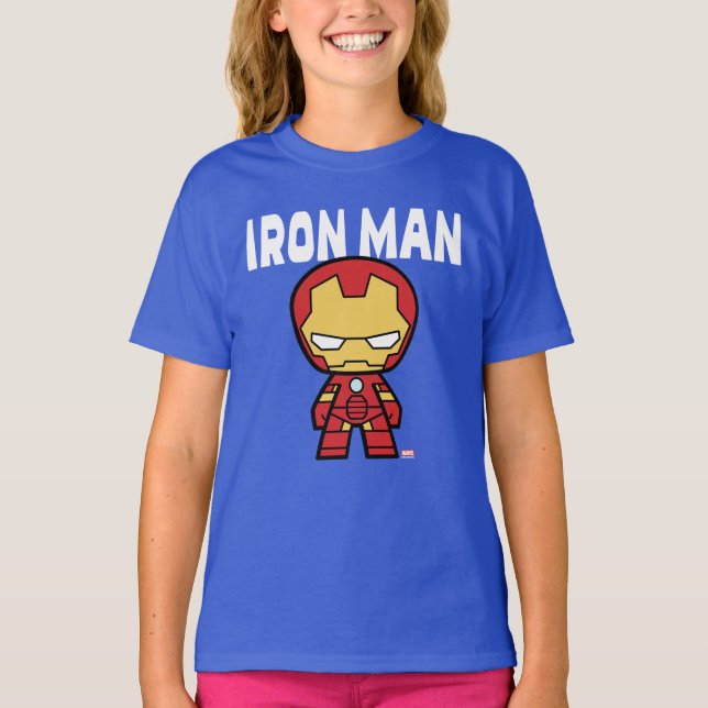 Cute Mini Iron Man T-Shirt (Front)