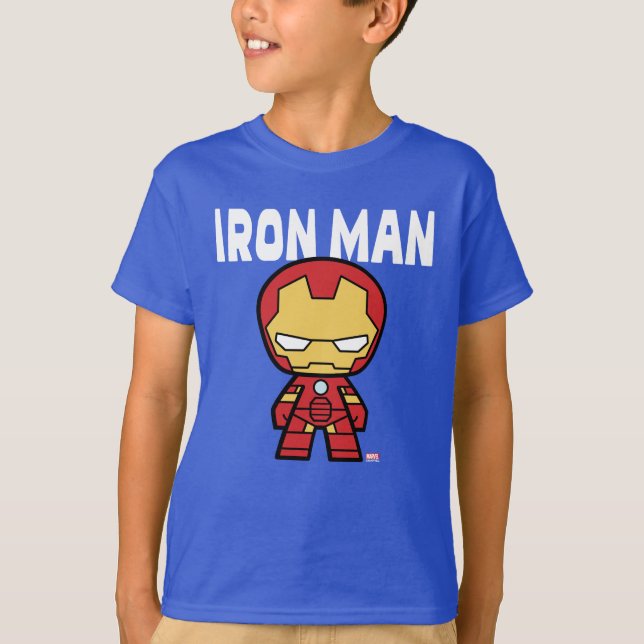 Cute Mini Iron Man T-Shirt (Front)