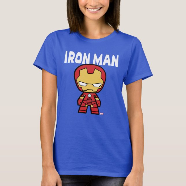 Cute Mini Iron Man T-Shirt (Front)