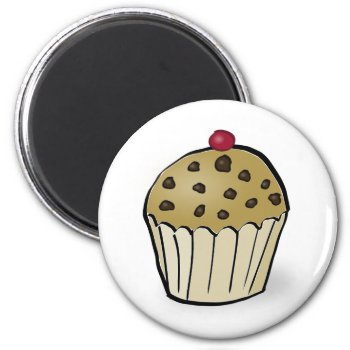 Cute Mini Muffin Magnet by MissMatching at Zazzle