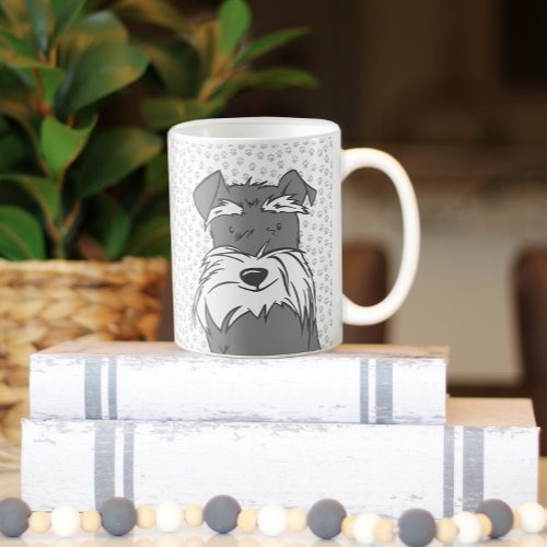 Cute Mini Schnauzer Coffee Mug