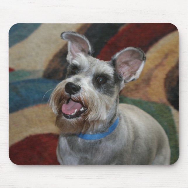 Cute Mini Sxhnauzer Mouse Pad (Front)