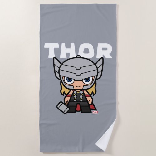 Cute Mini Thor Beach Towel