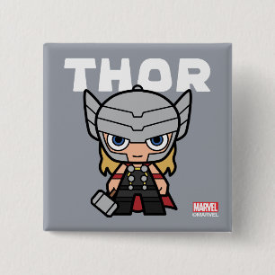 Cute Mini Thor Button