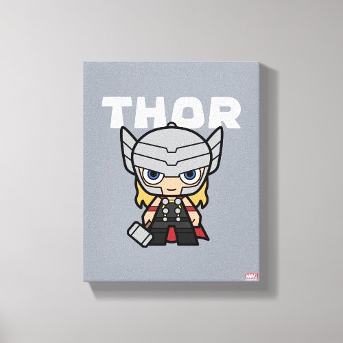 Cute Mini Thor Canvas Print