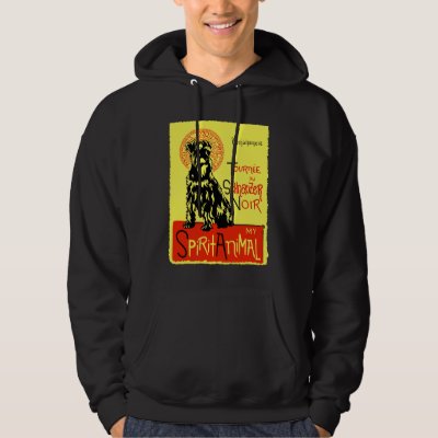 Cute Miniature Schnauzer Dog Mini Schnauzer Hoodie