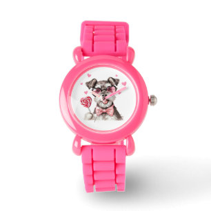 Cute Miniature Schnauzer Kids' Watch