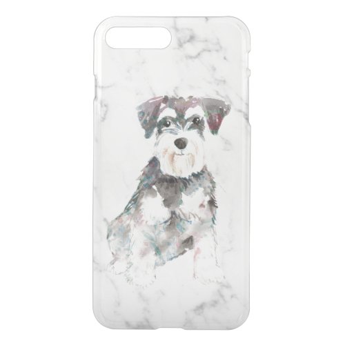 Cute Miniature Schnauzer Puppy iPhone 8 Plus7 Plus Case