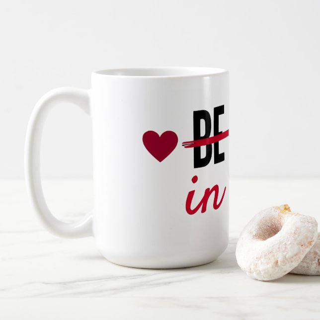 Cute Minimal Aesthetic Mug for Daily Use (With Donut)