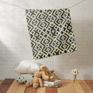 Cute Minimal Baby Blanket | Modern Soft Pattern