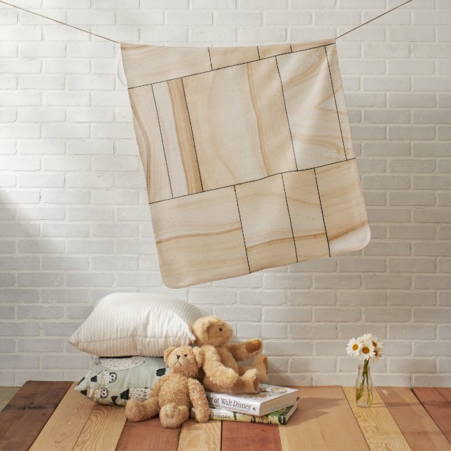 Cute Minimal Baby Blanket | Modern Soft Pattern  (In Situ)