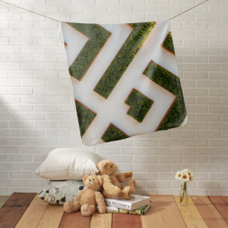 Cute Minimal Baby Blanket | Modern Soft Pattern