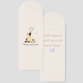 Cute Minimal Cat Bookmark for Journaling