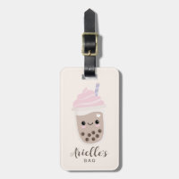 Cute Minimalist Boba Bubble Tea