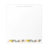 Cute Minimalist Geometric Pastel Personalized