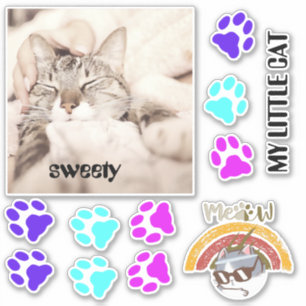 Cute Minimalist Kitty Sticker