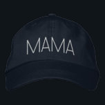 Cute Minimalist Mama Embroidered Hat<br><div class="desc">We are always adding new designs daily!</div>