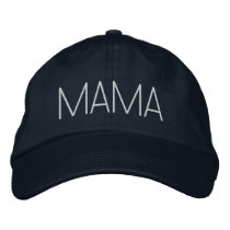 Cute Minimalist Mama Embroidered Hat