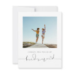 Cute Minimalist Will You Be My Bridesmaid Photo Cute Minimalist Will You Be My Bridesmaid Photo