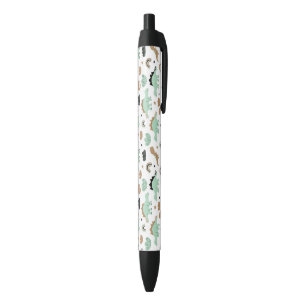 Cute Mint Green Dinosaur Pattern Pen