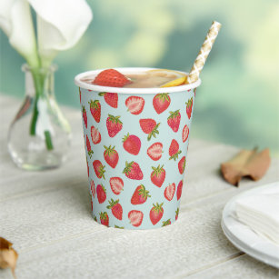 Sweet Summer Strawberry Starbucks Reusable Cup – Charlotte's Paper Company