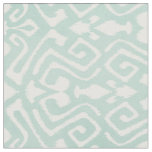 Cute mint turquoise ikat tribal patterns fabric