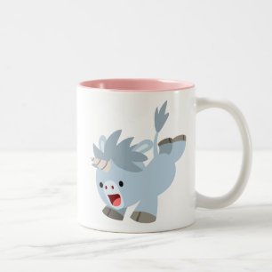 Cute Mischievous Cartoon Baby Unicorn Mug