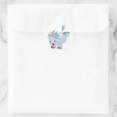 Cute Mischievous Cartoon Baby Unicorn Sticker (Bag)