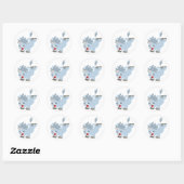 Cute Mischievous Cartoon Baby Unicorn Sticker (Sheet)